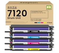 Lot de 4 tambours remanufacturés pour imprimantes Xerox 7120 WorkCentre 7220 7225 7120 7125 013R00657 013R00658 013R00659 013R00660 Unité de tambour 20 Kit