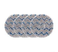 Lot de 4 tampons de nettoyage de rechange pour Ecovacs série N30 faciles à | Lot de 4 microfibres réutilisables, ajustement sans couture pour N30 pour Omni, ramassage efficace de la poussière
