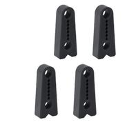 Lot de 4 tampons de porte en silicone pour réduction du bruit, vibrations, accessoires automobiles, amortisseurs de chocs pour portière de voiture