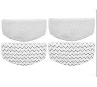 Lot de 4 tampons en microfibre douce pour balai à franges Bissell PowerFresh, réutilisables et épais, compatibles avec les séries 1940 1806 1544 1440 2075A 2685A