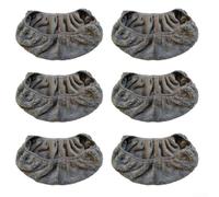 Lot de 4 tampons lavables et réutilisables pour Swiffer pour systèmes Wet Jet - Recharges de tissu non tissé - Facile à installer - Pour bois dur, carrelage, sols stratifiés - Nettoyage humide et sec
