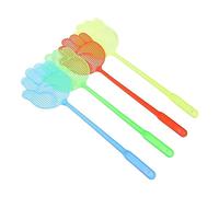 Lot de 4 tapettes à mouches en plastique manuel pour chien - Bleu clair - Taille unique