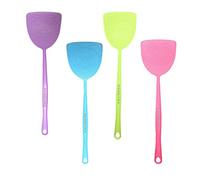 Lot de 4 Tapettes à Mouches Souples Hombrima, Tapettes Anti Moustique Résistantes pour Insectes Nuisibles, Antiparasitaire Manuelle,4 Couleurs Assorties