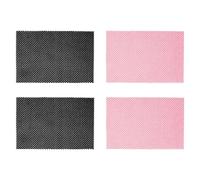 Lot de 4 tapis antidérapants pour pilates, musculation et entraînements en intérieur