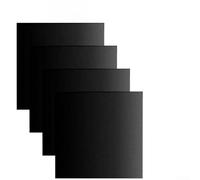 Lot de 4 tapis de barbecue 40 x 40 cm, non réutilisables pour grils électriques à gaz, charbon de bois, revêtement de four robuste pour viande, légumes, poisson, œufs