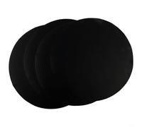 Lot de 4 tapis de cuisson ronds et carrés anti-adhésifs de 40 cm en fibre de verre réutilisables pour barbecue à gaz ou four, coupés pour s'adapter, faciles à nettoyer, passent au lave-vaisselle (rond