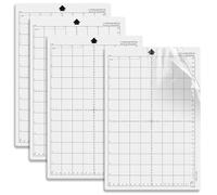 Lot de 4 tapis de découpe adhésifs pour Silhouette Portrait - 8 x 30,5 cm - Compatible avec le kit de tapis de découpe Silhouette Cameo Explore Trotter