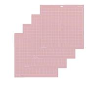 Lot de 4 tapis de découpe antidérapants et durables pour Cricut Explore One/Air/Air 2/Maker (StandardGrip, LightGrip, StrongGrip, FabricGrip) (D)