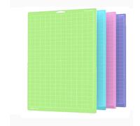 Lot de 4 tapis de découpe antidérapants et durables pour Cricut Explore One/Air/Air 2/Maker (StandardGrip, LightGrip, StrongGrip, FabricGrip) (A)