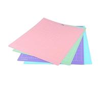 Lot de 4 tapis de découpe auto-cicatrisants durables 30,5 cm pour table de couture, protection de table, planche à découper pour projet artisanal, bleu, vert, rose, violet,