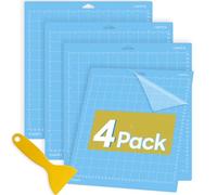Lot de 4 tapis de découpe pour Cricut Maker 3/Maker/Explore 3/Air 2/Air/One, 30,5 x 30,5 cm