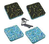 Lot de 4 tapis de machine à laver, anti-vibration, 10 x 10 x 1,5 cm, coussinets antidérapants, tapis anti-vibreur, pieds anti-vibreur, pour sèche-linge, compresseur, tapis roulant