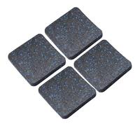 Lot de 4 tapis de sol anti-vibration pour tapis de course à domicile et équipements de fitness | Rembourrage protecteur anti-bruit pour yoga, machines de randonnée, exercice intérieur et zones