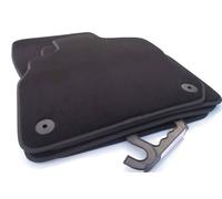 Lot de 4 tapis de sol antidérapants en velours de qualité supérieure pour Cupra Terramar Noir