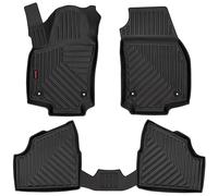 Lot de 4 tapis de sol en caoutchouc 3D - Pour toutes saisons - Antidérapant et imperméable - Convient pour Mitsubishi Space Star II (2012)