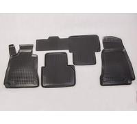 Lot de 4 tapis de sol en caoutchouc - Compatibles avec W213 Classe E - Pour toutes saisons - Noir - 4 pièces - 3D