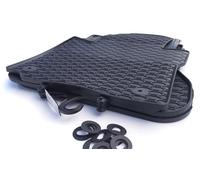 Lot de 4 tapis de sol en caoutchouc pour VW Golf 4 Bora New Beetle (inodore) - Noir