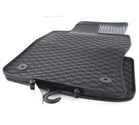 Lot de 4 tapis de sol en caoutchouc pour VW Tiguan III (à partir de 2024) - Inodore - Noir - Design moderne en nid d'abeille