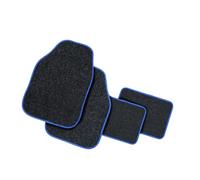 Lot de 4 Tapis de Sol pour Skoda Citigo 3-TRG (BJ AB 2012) Set Complet de Tapis de Voiture avec Dossier Antidérapant Protection Intérieure Intégrale,Blue