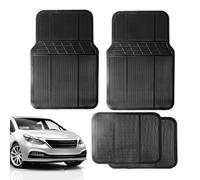 Lot de 4 tapis de sol pour voiture, pour berline, camion, caravane, minibus, SUV