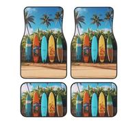 Lot de 4 tapis de sol universels en caoutchouc antidérapant pour la plupart des véhicules