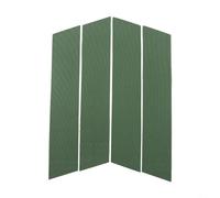 Lot de 4 tapis de traction antidérapants en EVA multicolore pour planche de surf et longboard, noir, 54 x 39 cm (vert)