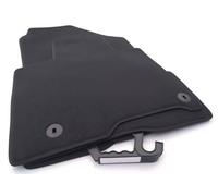 Lot de 4 tapis de voiture en velours de qualité supérieure pour Hyundai Tucson (NX4E) PHEV à partir de 2020 - Noir - Résistants aux intempéries et antidérapants