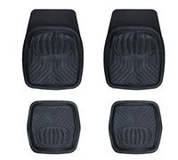 Lot de 4 tapis de voiture universels en caoutchouc irwing phoenix antidérapant noir tap 01 0689