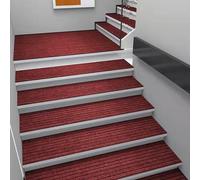 Lot de 4 tapis d'escalier antidérapants en caoutchouc pour marches d'intérieur, sans danger pour les enfants, les personnes âgées et les animaux domestiques - 26 x 75 cm - Améliore la sécurité et le