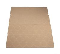 Lot de 4 tapis d'escalier antidérapants en TPR lavables et réutilisables pour un ajustement facile sur mesure Marron/beige/noir