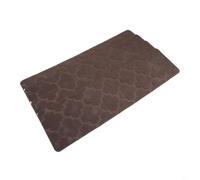 Lot de 4 tapis d'escalier antidérapants en TPR pour une adhérence maximale et une sécurité dans les escaliers, lavables et découpés pour s'adapter (marron)
