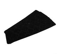 Lot de 4 tapis d'escalier antidérapants lavables en TPR pour un maximum de sécurité et un entretien facile (Noir)