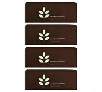 Lot de 4 tapis d'escalier avec effet lumineux, design antidérapant et résistant à l'usure pour marches en bois, réduction du bruit pour une vie plus calme