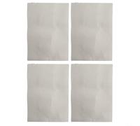 Lot de 4 tapis d'étanchéité en fibre de céramique pour porte de four et verre de cheminée, résistant à la chaleur jusqu'à 1260 °C, 2 mm d'épaisseur, 210 x 145 mm