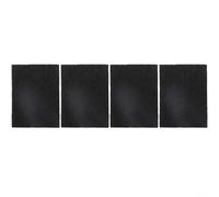 Lot de 4 tapis filtrants à charbon actif 9,5 x 7 x 0,5 cm pour bacs à compost Joseph modèles 60 48 50 Cuisine, contrôle des odeurs, tampons de rechange pour purificateur d'air au charbon de bois noir