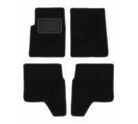 Lot de 4 Tapis Moquette sur Mesure pour Hyundai Galloper 1991-2003, LUX | pour tout-terrain ; moquette dense (polypropylène), env. 6,5 mm ; antidérapant, fixations universelles
