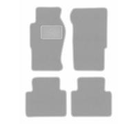 Lot de 4 Tapis Moquette sur Mesure pour Nissan Patrol Y61 GU GR 1998-2004 | pour tout-terrain ; moquette dense (polypropylène), env. 6,5 mm ; antidérapant, fixations universelles