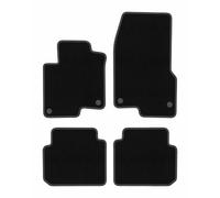 Lot de 4 Tapis Moquette sur Mesure pour Smart ForFour I 2004-2007, Basic | pour hayon ; moquette fine (polypropylène), env. 4 mm ; antidérapant, fixations rondes (type MS)