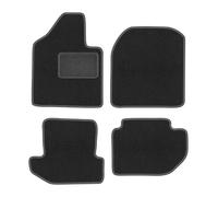 Lot de 4 Tapis Moquette sur Mesure pour Suzuki Samurai 1981-1998, LUX | pour tout-terrain ; moquette dense (polypropylène), env. 6,5 mm ; antidérapant, fixations universelles