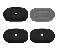 Lot de 4 tapis muraux de protection pour escaliers et porte, accessoires de sécurité pour enfants, barrière de bébé montée sur pression adaptée aux larges portes d'escalier