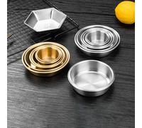 Lot de 4 tasses à condiments en acier inoxydable pour sauces et collations, parfaites pour les restaurants, les bars et les divertissements à domicile