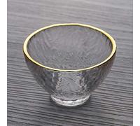 Lot de 4 tasses à saké japonaises en verre - Mini tasses à thé Kung Fu pour thé vert et Oolong - Gobelets élégants en verre pour les amateurs de thé, parfaits pour la maison et comme cadeau