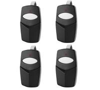 Lot de 4 télécommandes DTC pour porte de garage linéaire Delta 3 - Commutateur DIP - Télécommande de rechange pour porte de garage DTD DNT00002A DNT00017A DT DTA DT2D avec 2 clips de visière 310 MHz 1