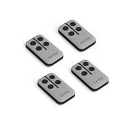 Extel - Lot de 4 télécommandes pour portail et porte de garage - Extel 761100B