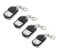 Lot de 4 Télécommandes universelles de portail 433,92 MHz compatible Nice FAAC BFT