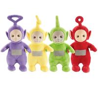 Lot de 4 Teletubbies 26 cm Parlant Po & Laa-Laa & Dipsy & Tinky Winky Peluche Douce