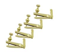 Lot de 4 tendeurs de cordes de violon - Vis d'accordage pour violon - Accordeur fin en métal - Accessoires pour instrument à cordes