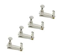 Lot de 4 tendeurs de cordes de violon - Vis d'accordage pour violon - Accordeur fin en métal - Accessoires pour instrument à cordes
