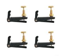 Lot de 4 tendeurs de cordes en métal pour violon 3/4 4/4 Noir