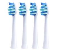 Lot de 4 têtes brosse rechange for à dents électrique Huawei HiLink Lebooo, nettoyant et éliminant la plaque dentaire avec protection anti-poussière(4 pcs white)
